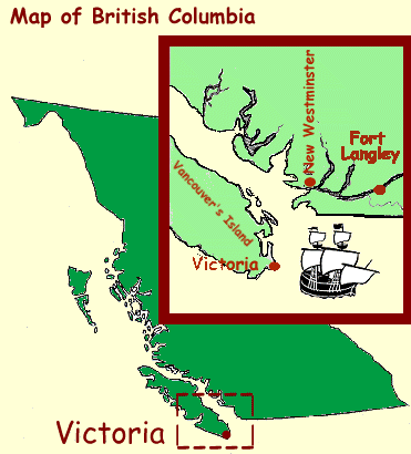 Map of B.C.