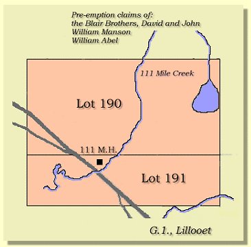 map of lot 190 and 191