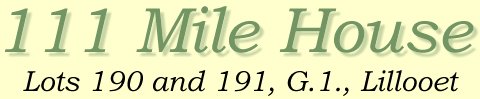 111 Mile House, lots 190 and 191