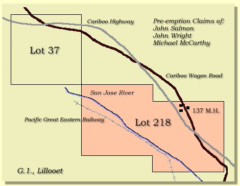 map of lot 218