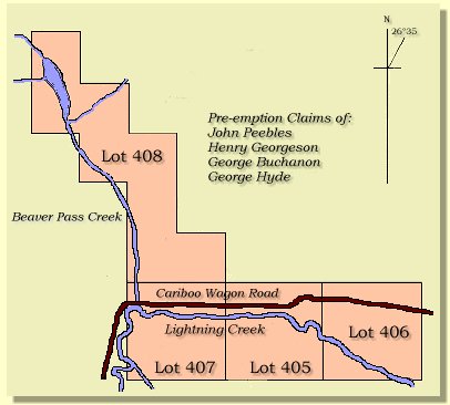 map of lots 405,406,407,408