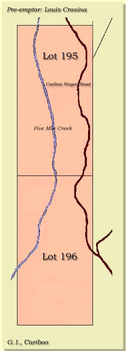 map of lot 195 and 196