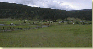 view of valley and Clinton cemetery